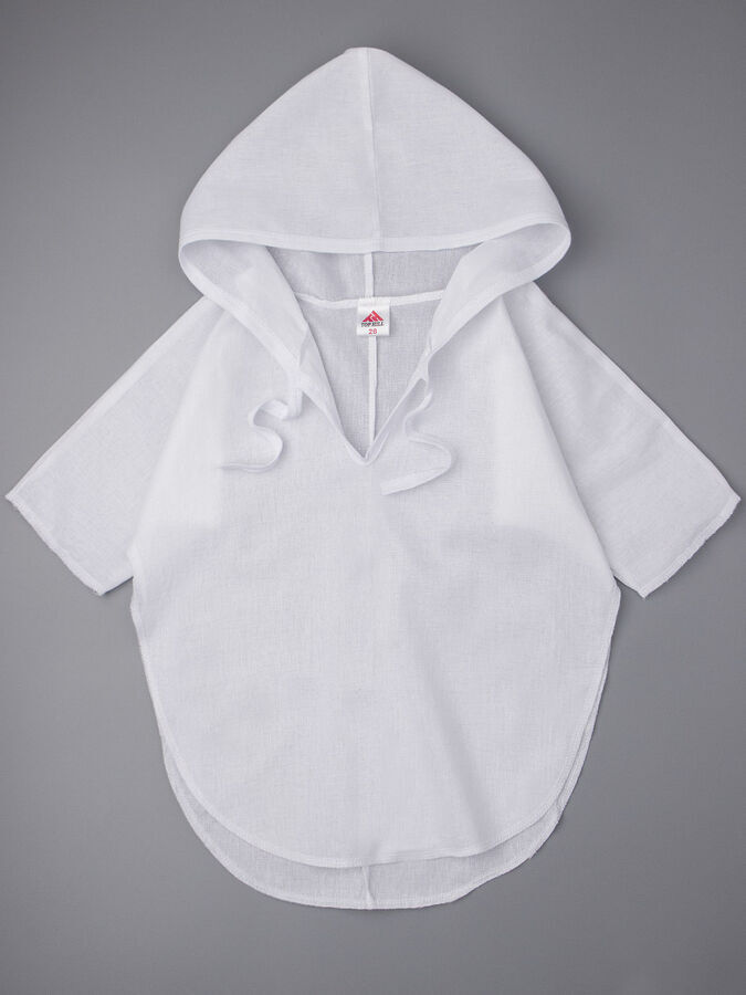 Русбубон Рубашка-туника детская пляжная с завязками