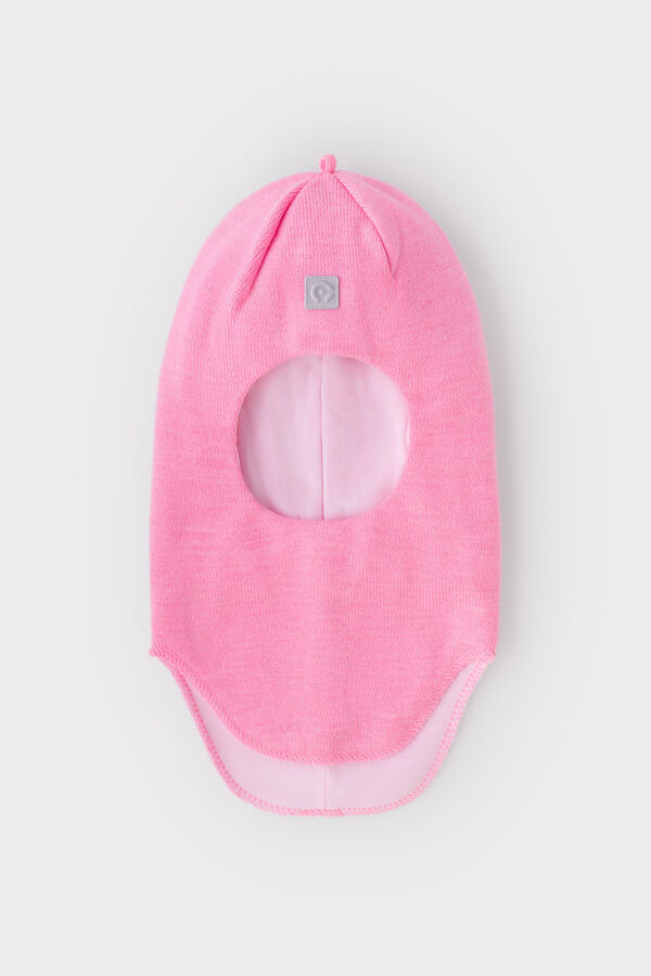 Шапка-шлем утепленная для девочки Crockid КВ 20283/ш ярко-розовый