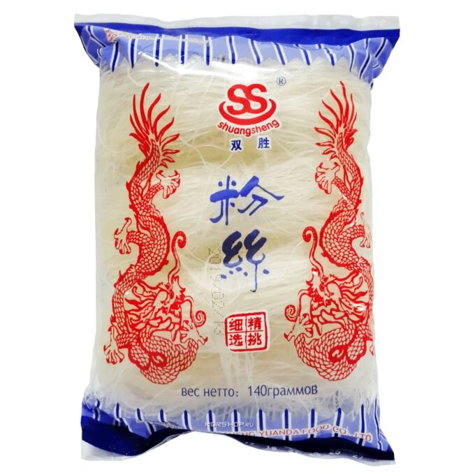 Лапша крахмальная Фунчоза, 140 гр, (shuangsheng food co.ltd)