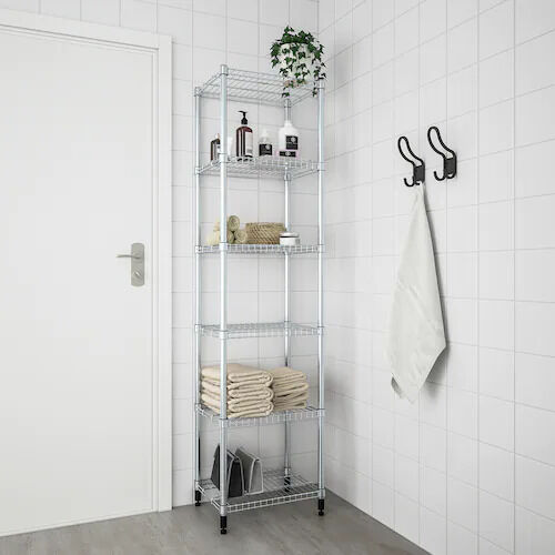 IKEA OMAR, 1 секция полки, 46x36x181 см