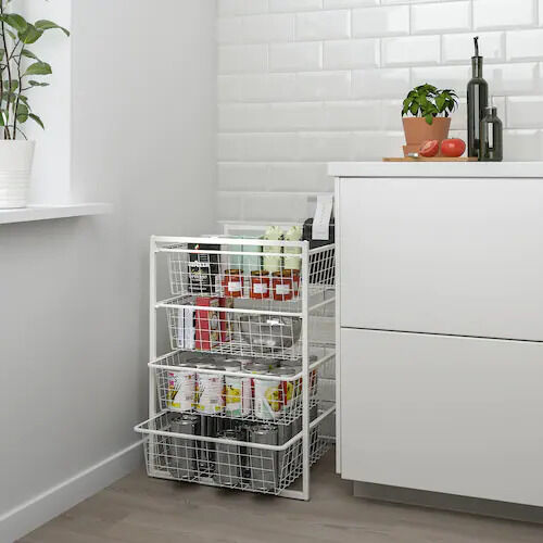 IKEA JONAXEL, комбинация для хранения, белая, 50x51x70 см