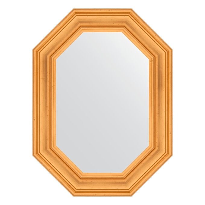 Зеркало в багетной раме, травленое золото 99 мм, 59x79 см