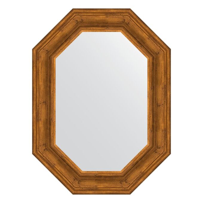 Зеркало в багетной раме, травленая бронза 99 мм, 59x79 см