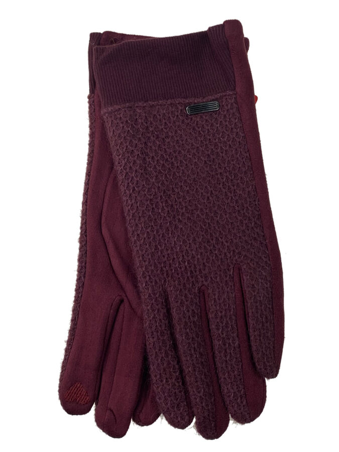 Greta Женские демисезонные перчатки, цвет бордовый