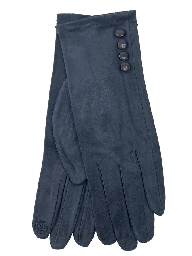 Greta Велюровые демисезонные перчатки, цвет темно серый