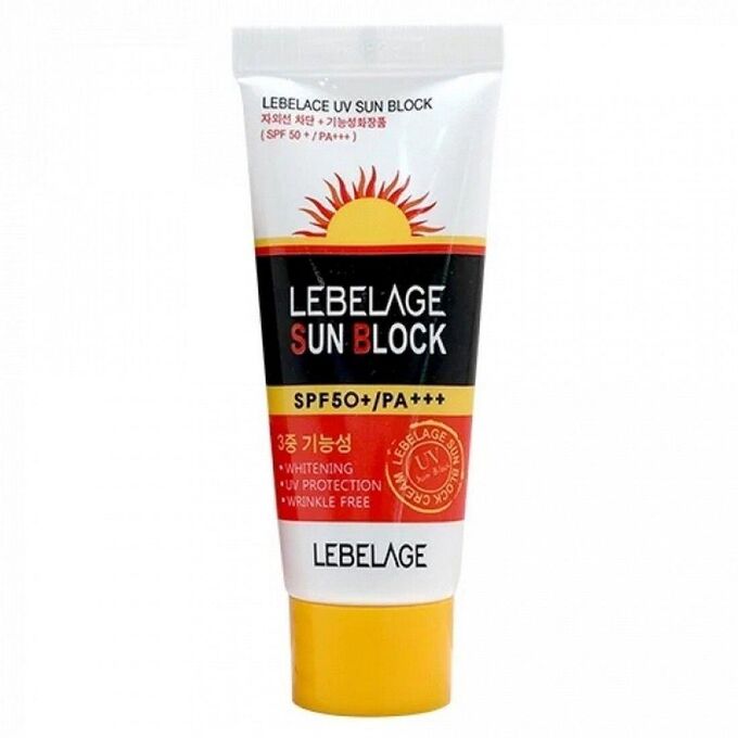 Lebelage Солнцезащитный крем для лица UV Sun Block SPF 50+ PA+++, 30 мл