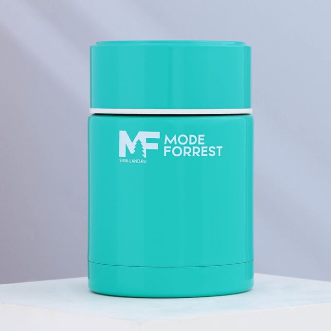 Термос для еды Mode Forrest, 450 мл, бирюзовый, сохраняет тепло 6 ч