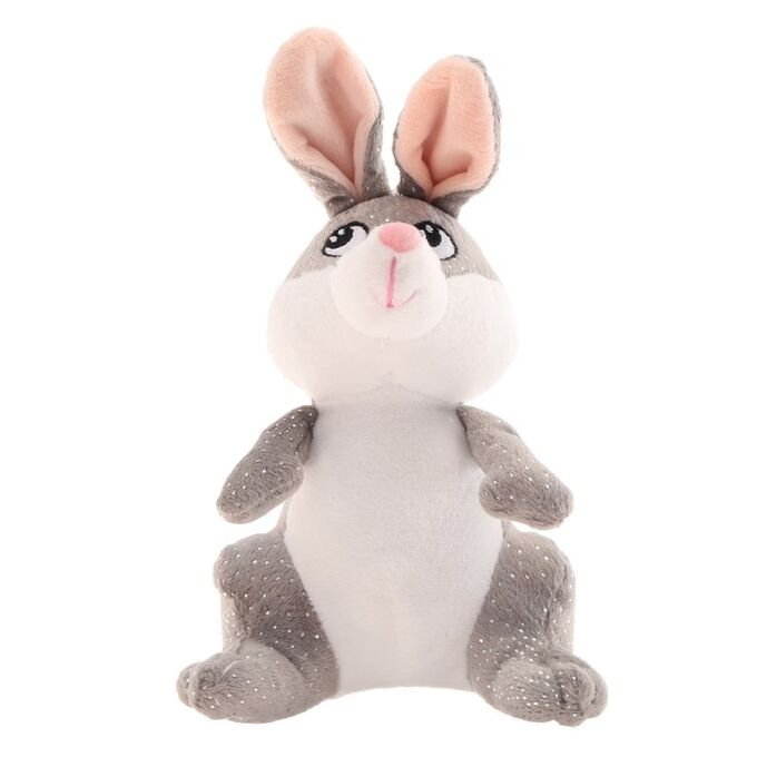 СИМА-ЛЕНД Мягкая игрушка «Кролик», на брелоке, цвет серый