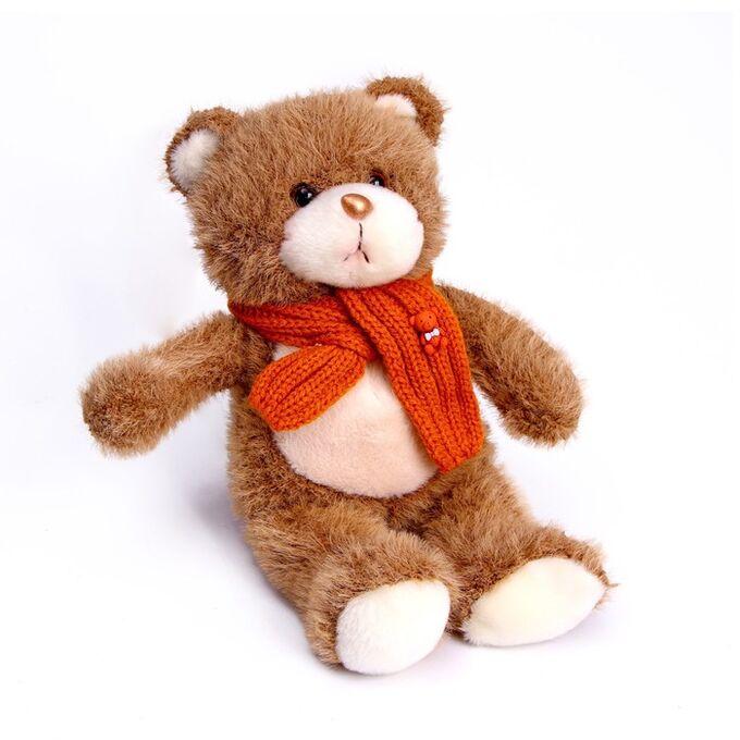 СИМА-ЛЕНД Мягкая игрушка «Медведь с шарфом», цвета МИКС