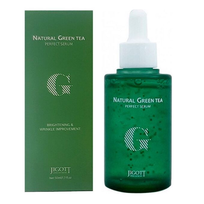 Jigott Сыворотка с зеленым чаем Natural Green Tea Perfect Serum, 50 мл