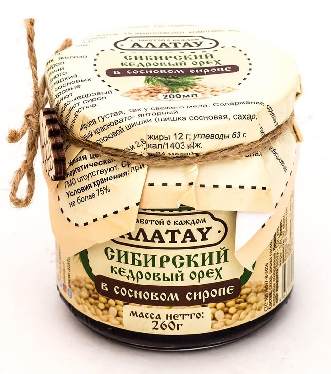 АЛАТАУ Кедровый орех в Сосновом сиропе