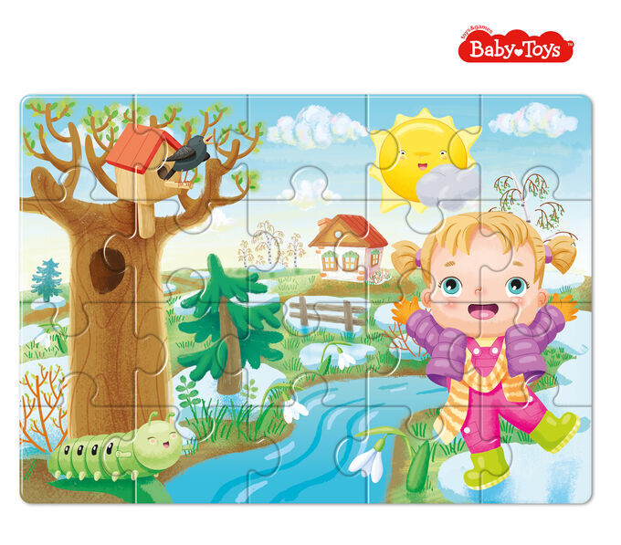 Пазл First Puzzle &quot;Времена года. Весна&quot; (20 эл) Baby Toys