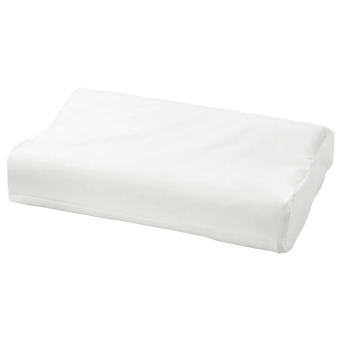 IKEA ROSENSKÄRM, Наволочка для эргономичной подушки, белая, 33x50 см