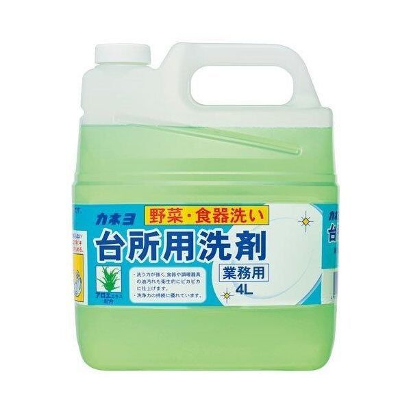 KANEYO Жидкость для мытья посуды «Kaneyo» (с экстрактом алоэ) 4 л 3