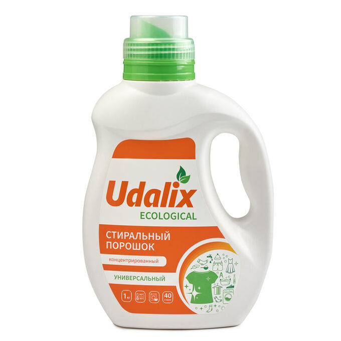 udalix Экологичный гипоаллергенный стиральный порошок Универсальный 1 кг