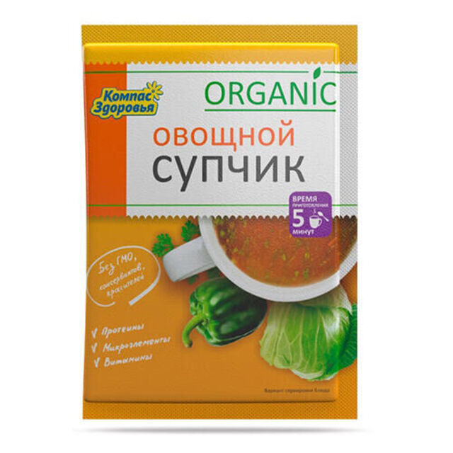 Компас Здоровья Суп-пюре &quot;овощной&quot;, 30 г