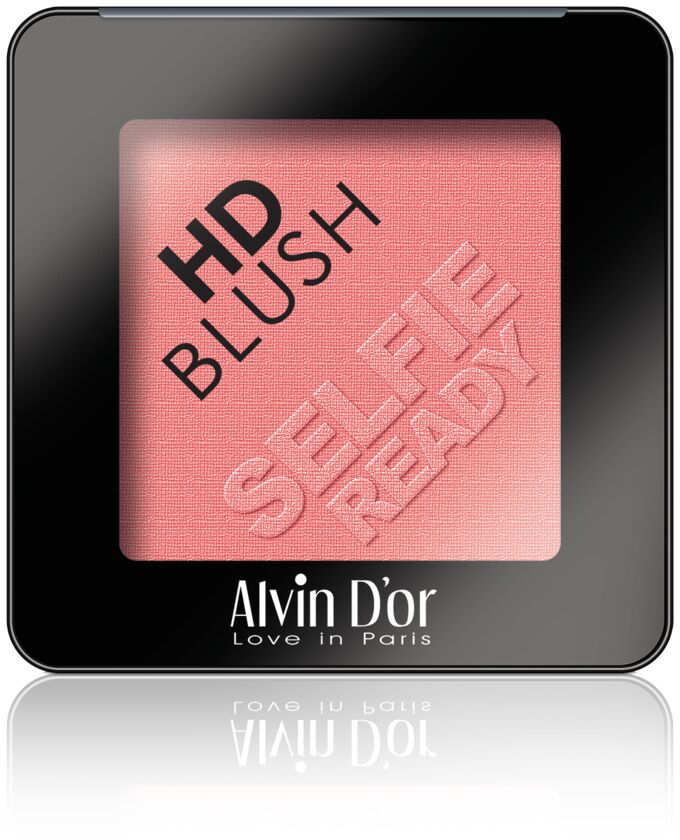 ALVIN D&#039;OR B-2 Румяна для лица пудровые HD BLUSH Selfie Ready 6гр. (тон 07 - ярко-розовый)