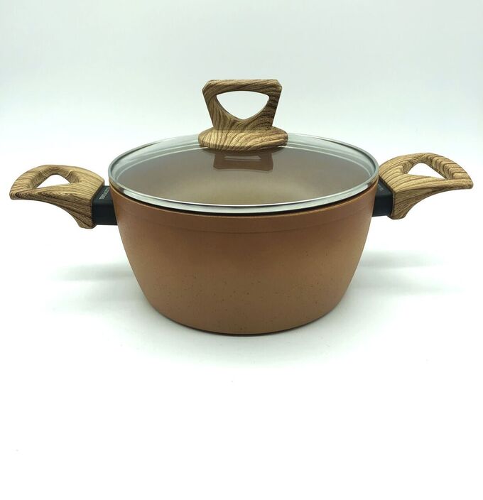 LAKOMO Кастрюля Amercook TERRACOTTA диаметр 28 см