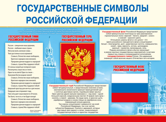 Проект символы российской федерации