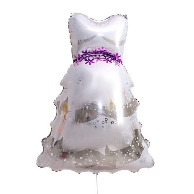 Страна карнавалия Шар фольгированный 40&quot; «Свадебное платье»