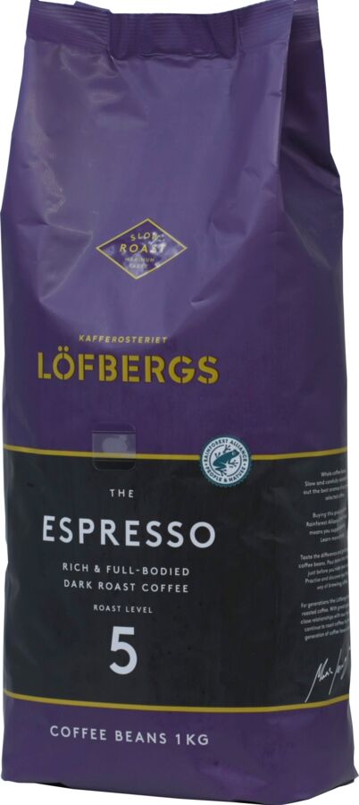 ЛИПТОН Lofbergs Lila. Espresso зерновой 1 кг. мягкая упаковка