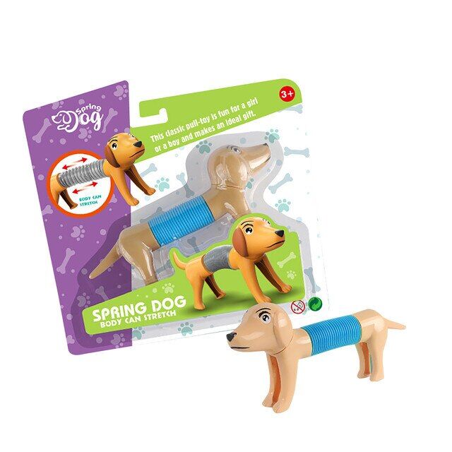 YEAROO TOY Spring Dog - Телескопическая собака (бежевый)