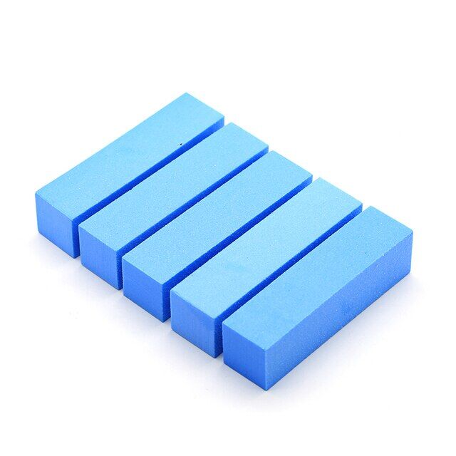Баф брусок 4-х сторонний для ногтей 1 шт. синий