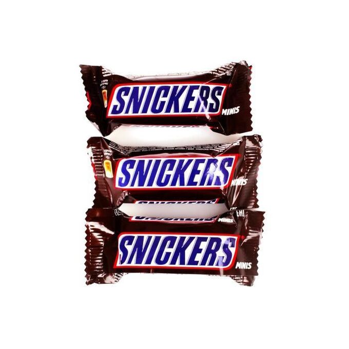 Шоколадные батончики snickers Mini, 180 г