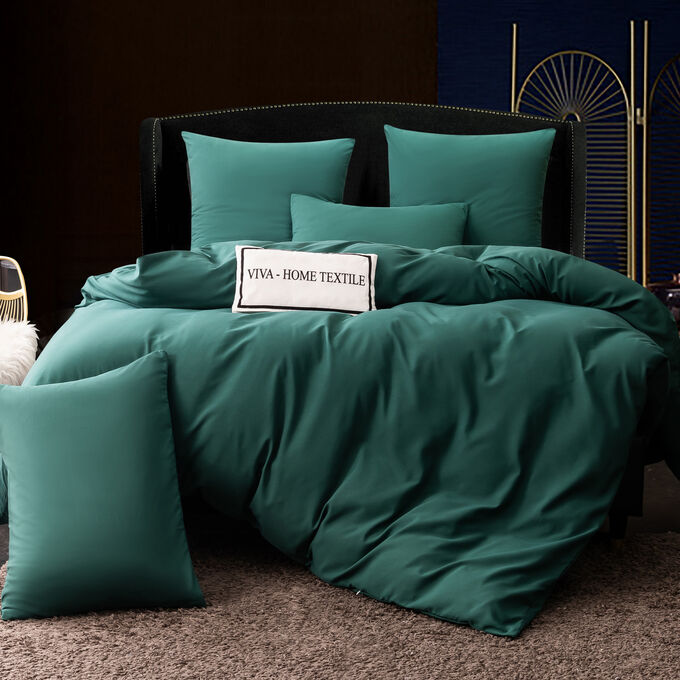 Viva home textile Комплект постельного белья Однотонный Сатин CS049