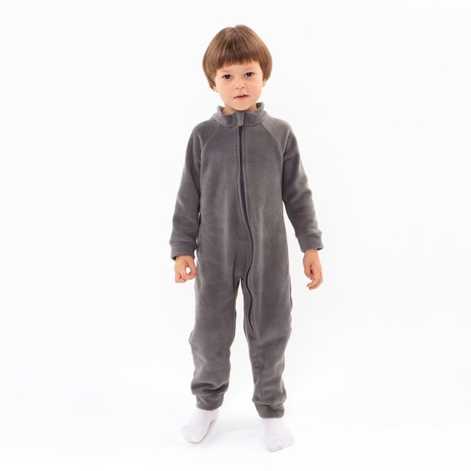 Юниор-текстиль Комбинезон детский, цвет серый, рост 104-110 см