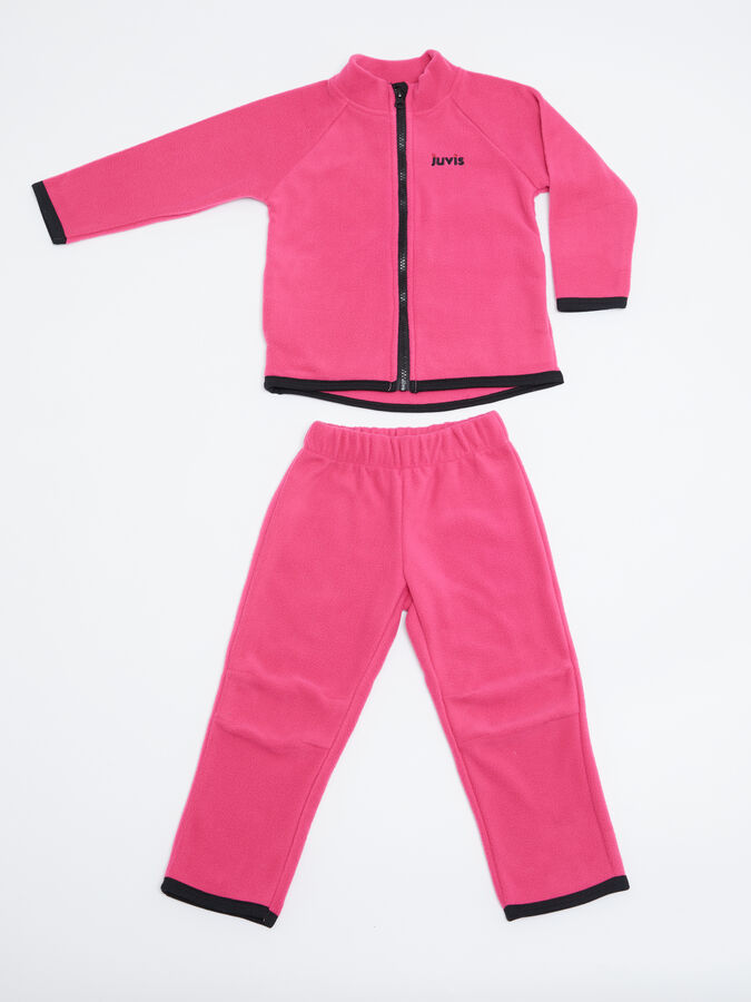 Лапушка Костюм детский флисовый штаны+кофта цвет Розовый