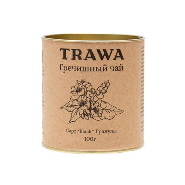 Чай гречишный &quot;Black&quot;, гранулы Trawa, 100 г