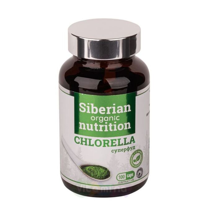 Abis organic S.O.N. CHLORELLA (хлорелла) суперфуд 100 капс.