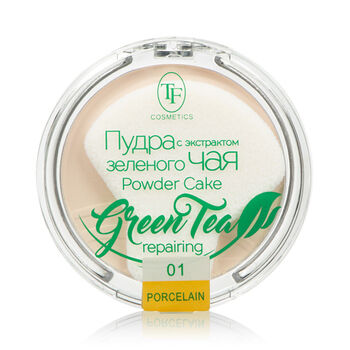 Triumph cosmetics Пудра д/лица TF с экстрактом зеленого чая, СТР16, тон 01, ТФ, Триумф, TRIUMPH