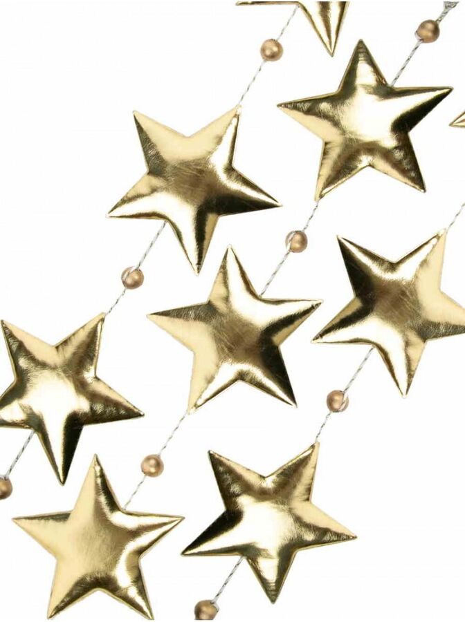 Holiday station Звезды блестящие 170 х 1,5 х 11 см полиуритан цвет золото новый год