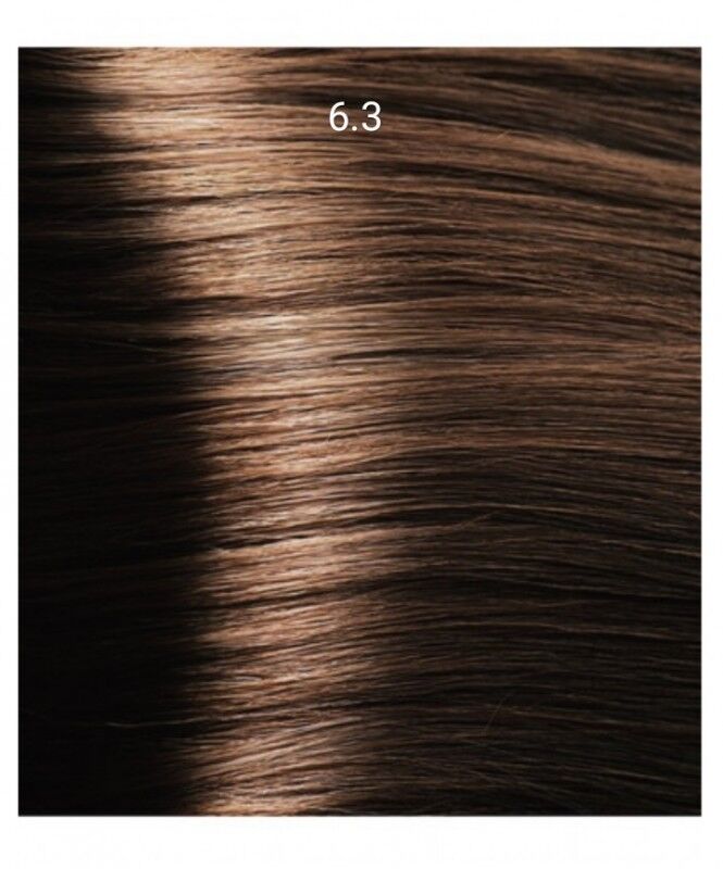 Kapous, NA 6.3 темный золотистый блонд крем-краска для волос с кератином Non Ammonia, 100мл. арт. 78
