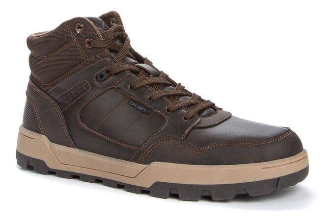 Crosby 428190/05-04 коричневый иск.кожа/оксфорд мужские ботинки (О-З 2022)