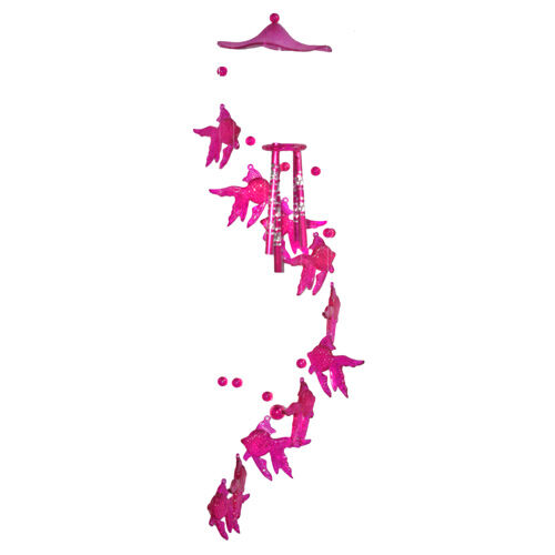 Музыка ветра Рыбки 75 см, розовый