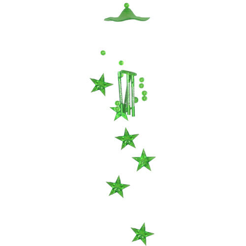Музыка ветра Звездочка 40 см, зеленый