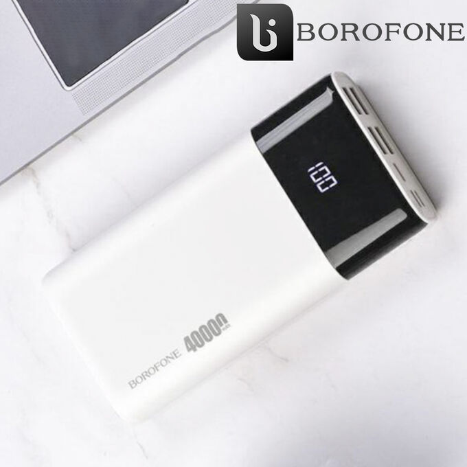 Внешний аккумулятор Power Bank Borofone PD Fast Charge 40000 mAh, PD18W QC3.0
