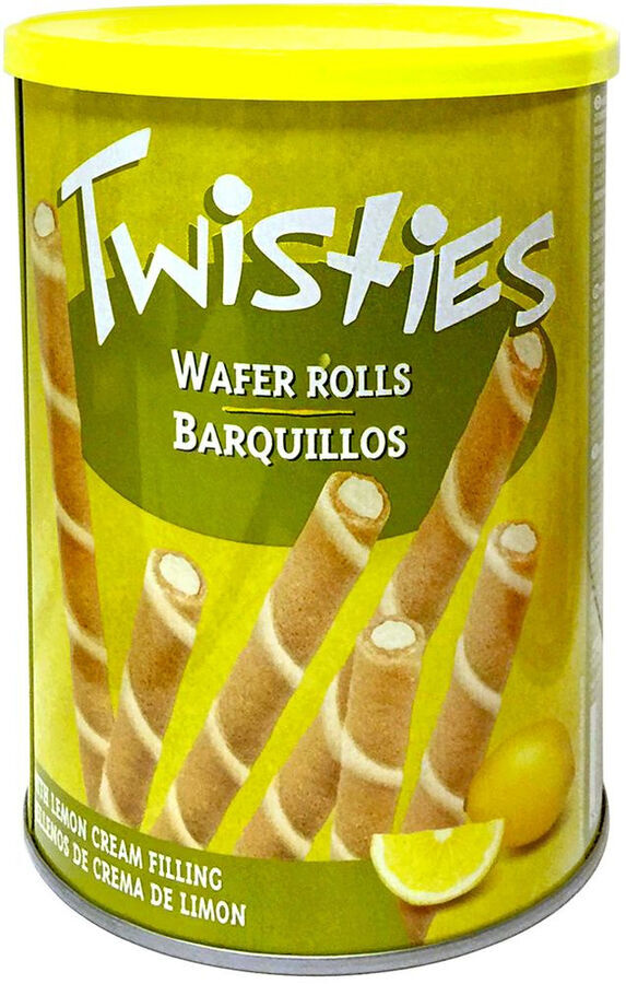 Twisties Haitoglou Bros Вафельные трубочки с лимонным кремом, 400 г