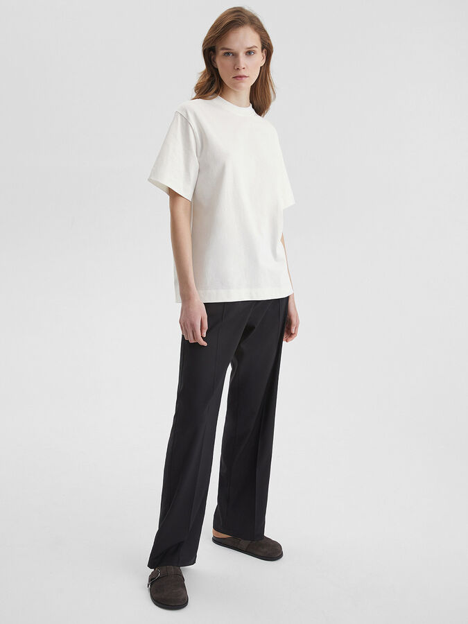 Aim Clothing Футболка оверсайз из плотного хлопка, молочный