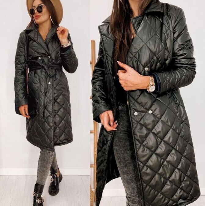 Куртка стеганная на синтепоне черная | Невероятно красивые демисезонные ...