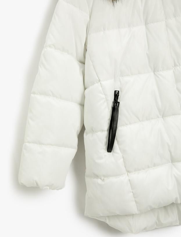Надувное пальто из искусственного меха Подробно