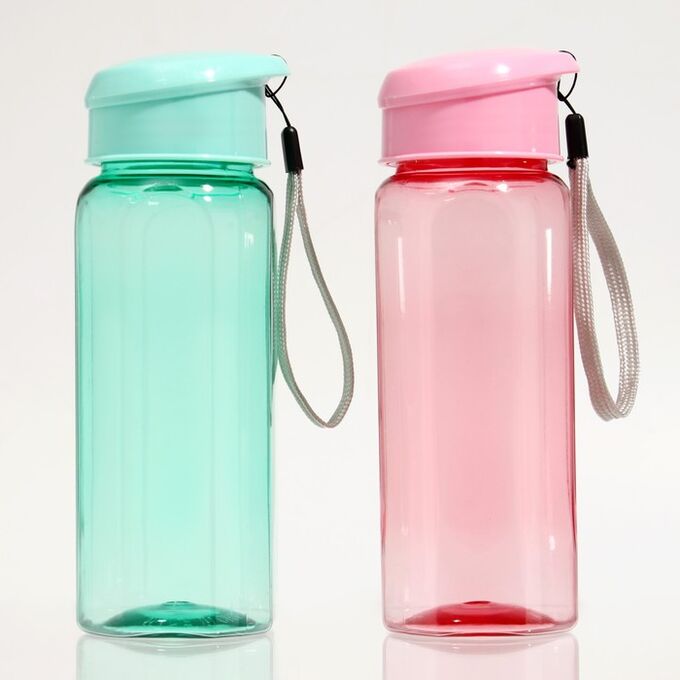 СИМА-ЛЕНД Бутылка для воды &quot;Лагуна&quot;, 550 мл 4,7 х 22,5 х 7 см, микс