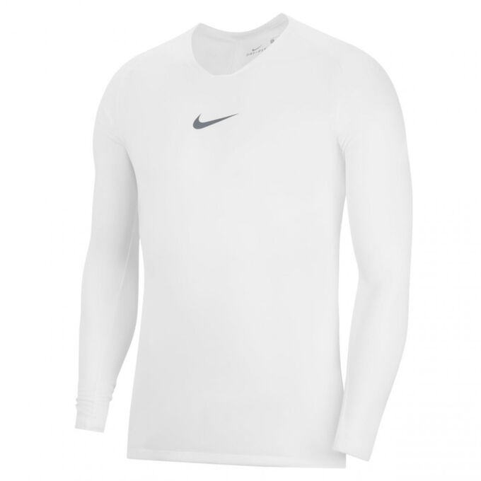 Белый Термолонгслив Nike Pro Training