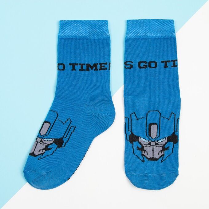 KAFTAN Носки для мальчика «Оптимус Прайм», Transformers, 14-16 см, цвет синий