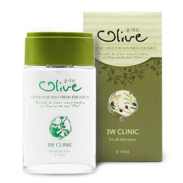 3W Clinic 3W Эмульсия для мужчин &quot;Olive For Man Fresh Emulsion&quot; 150мл, Арт-85784