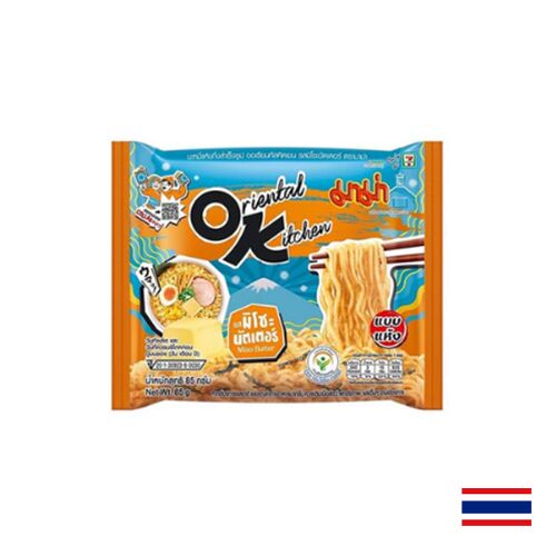 Mama Oriental Kitchen Lay&#039;s Noodles Miso Butter 85g - Тайская лапша мисо суп со сливочным маслом. Коллаборация с Лэйс