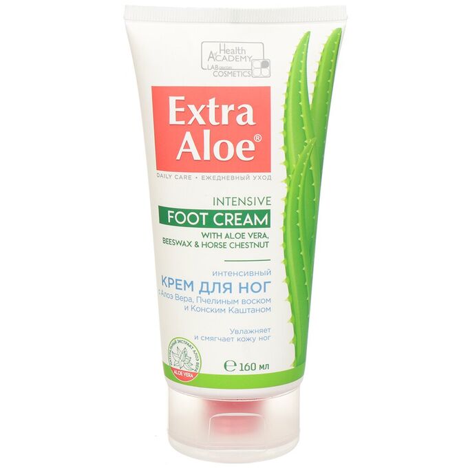 Family Cosmetics Интенсивный крем для ног «Dermo-cream» серии  Extra Aloe, 160 мл